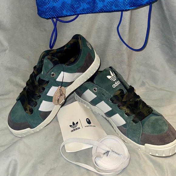 Rare Adidas X Bapes Low Top Sneakers main image 4